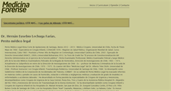 Desktop Screenshot of medicinaforense.cl